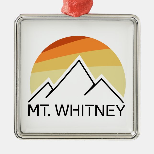 Mt. Whitney Retro Julgransprydnad Metall (Framsidan)