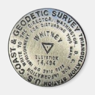 Mt. Whitney Toppmarkör Magnet