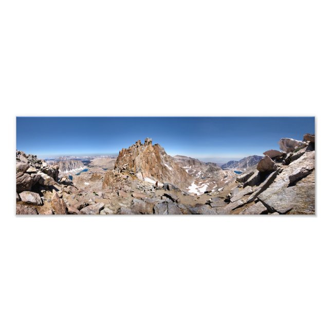 Mt Whitney Trailcrest - John Muir Trail Fototryck (Framsidan)