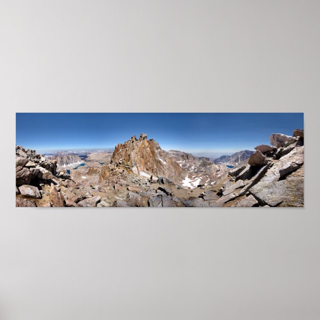 Mt Whitney Trailcrest - John Muir Trail Poster (Framsidan)