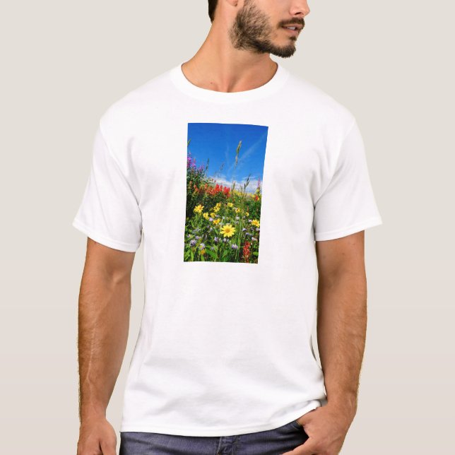 Mt. Wildblommor T-shirt (Framsida)