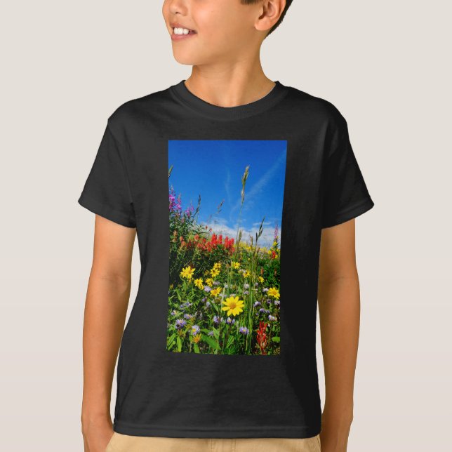 Mt. Wildblommor T-shirt (Framsida)