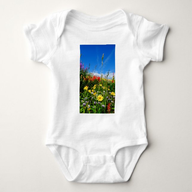Mt. Wildblommor T-shirt (Framsida)