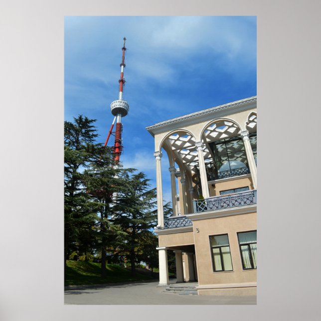 Mtatsminda park, Tbilisi. Georgien Poster (Framsidan)