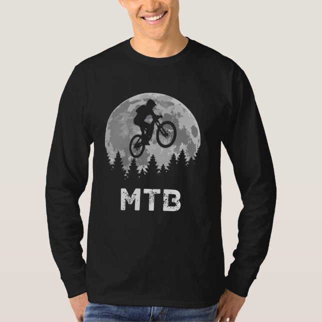 MTB cykelförare - återställer bergcykel T Shirt (Framsida)