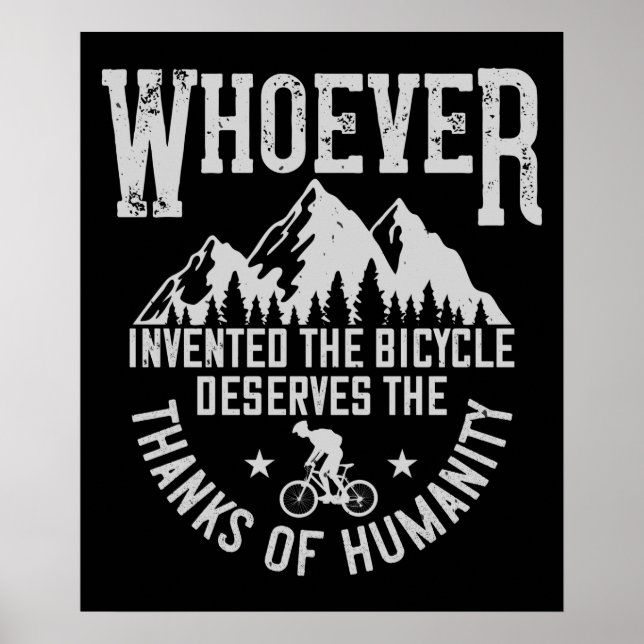 MTB - den som har tillverkat cykeln Poster (Framsidan)