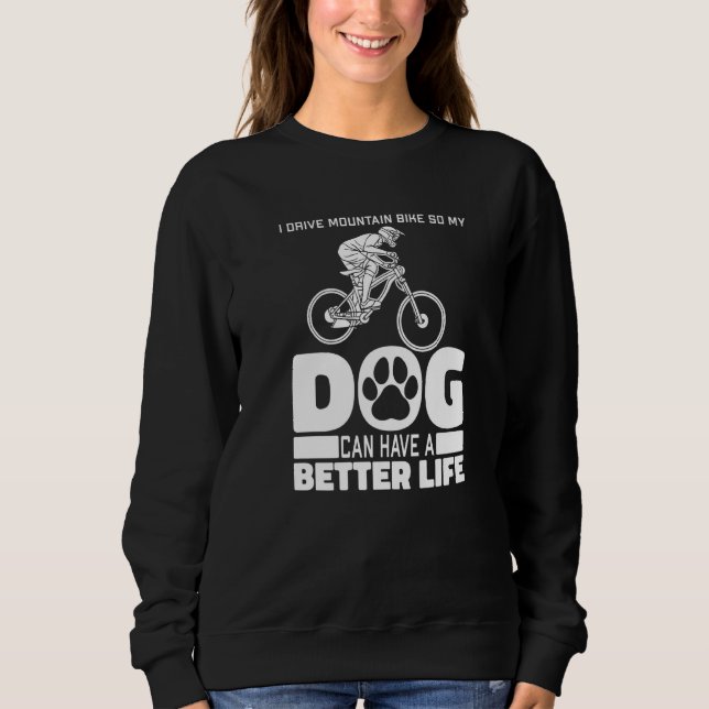 Mtb Dog Biker Biking - Mountain Bike Premium T Shirt (Framsida)