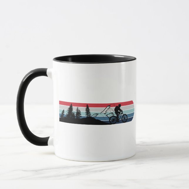 MTB Downhill Mountainbike Mugg (Vänster)