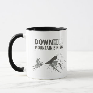 MTB Downhill Mountainbike Mugg