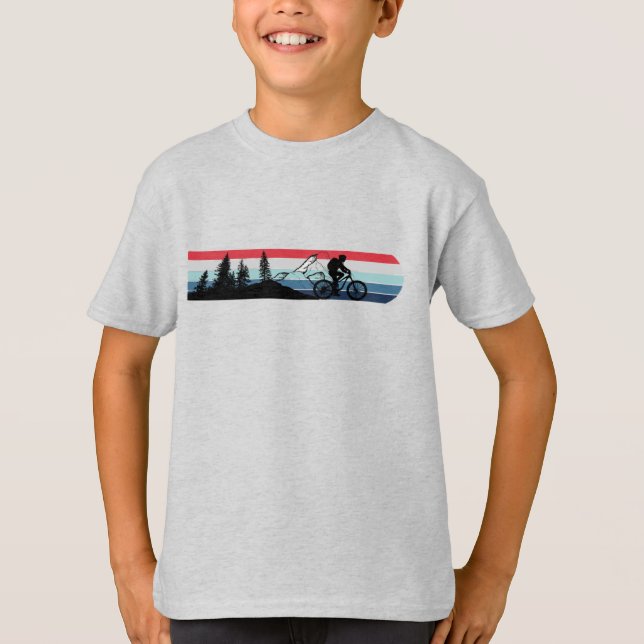 MTB Downhill Mountainbike T Shirt (Framsida)