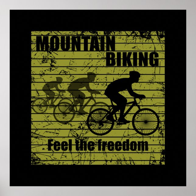 MTB för berg Poster (Framsidan)