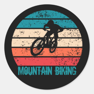 MTB för berg Runt Klistermärke