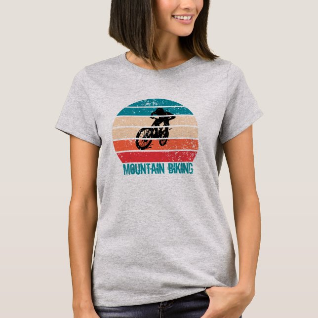 MTB för berg T Shirt (Framsida)