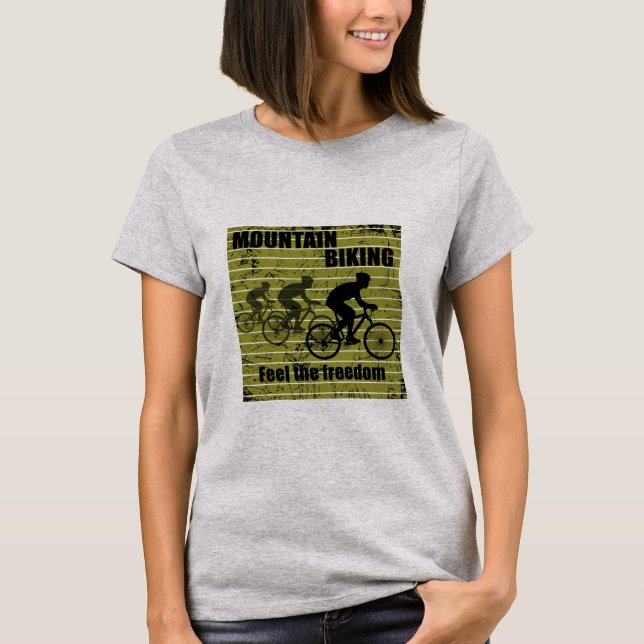 MTB för berg T Shirt (Framsida)
