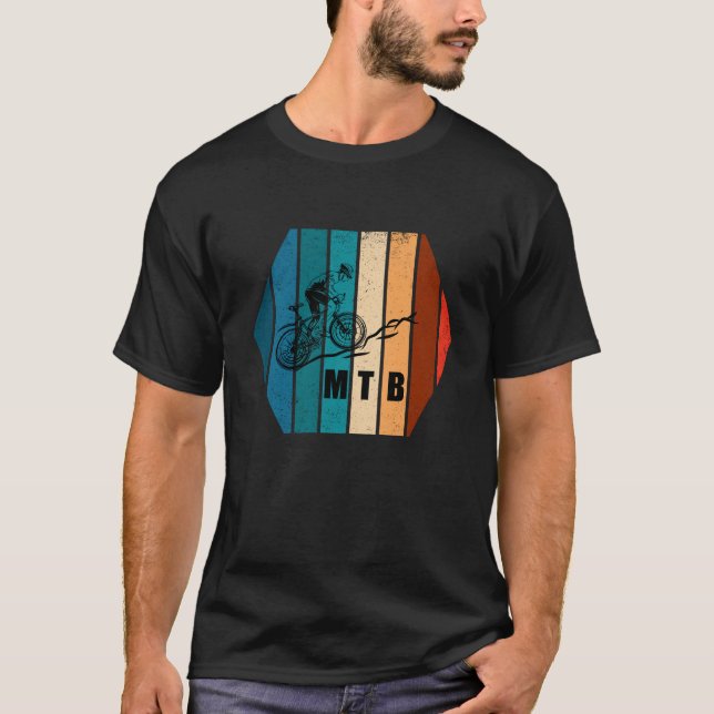 MTB för berg T Shirt (Framsida)