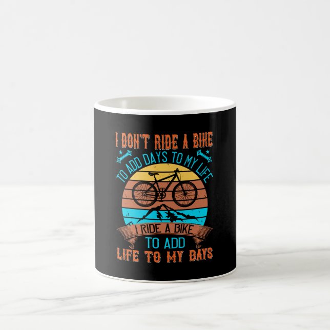 MTB, jag försökte ge mitt liv till mina dagar Kaffemugg (Center)