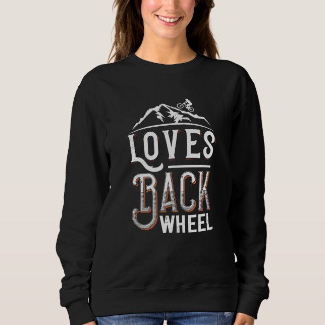 MTB - Kärlek-bakhjul T Shirt (Framsida)