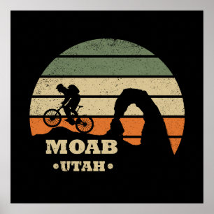 Mtb Moab - Utah Mountainbiking Poster