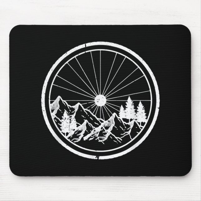 MTB Modern Black Mountain Bike Trail Cycling Musmatta (Framsidan)