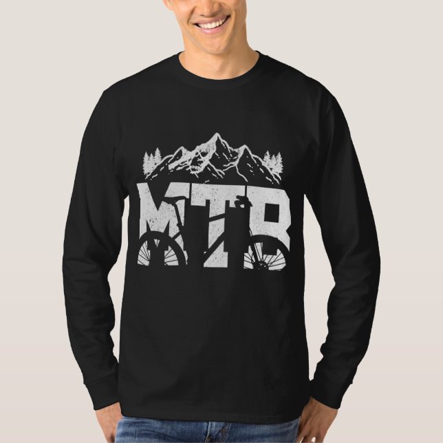 MTB Mountain Bike Bicycle Mountain Biking Biker Gi T Shirt (Framsida)
