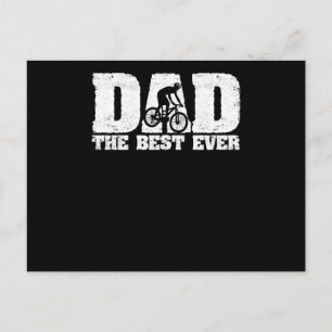 MTB Mountain Bike Bikerna Fars dag Ride Pappa vid Vykort