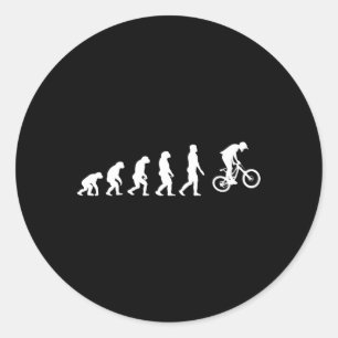 Mtb Mountain Bike Evolution Runt Klistermärke