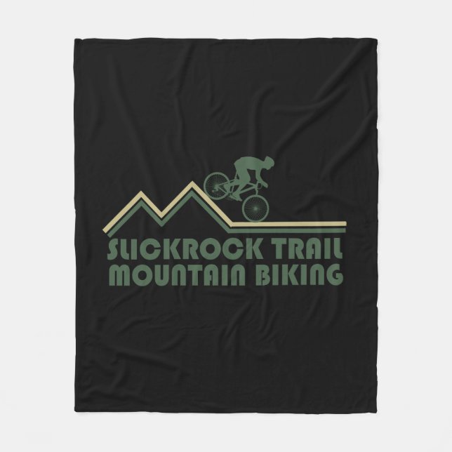 Mtb Mountainbike - Slickrock Trails Utah Fleecefilt (Framsidan)