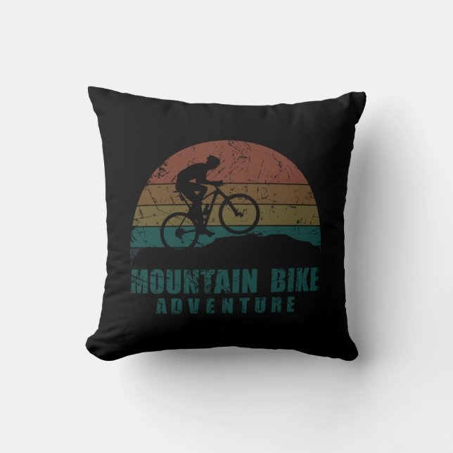 Mtb Mountaincykel äventyr Kudde (Framsida)