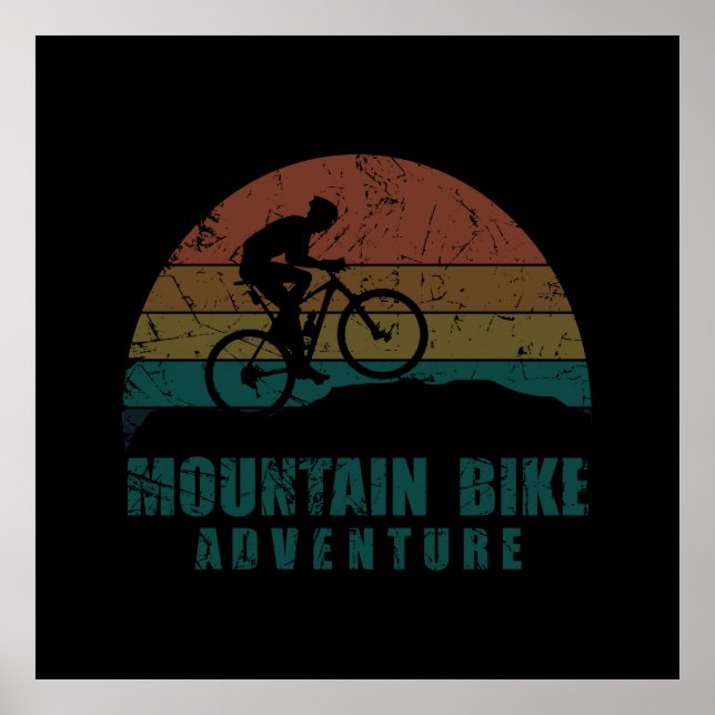 Mtb Mountaincykel äventyr Poster (Framsidan)
