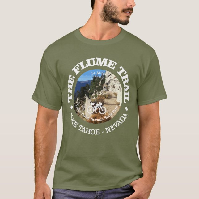 MTB-spår (MTB)C T Shirt (Framsida)