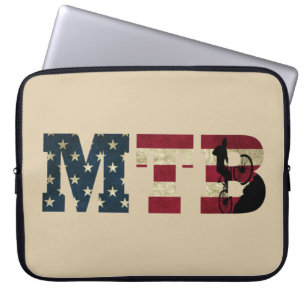 Mtb usa american gjorde oss illa i flagga laptop fodral