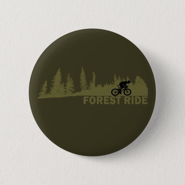 MTB Utförsåkning Skog Ride Mountainbike Knapp (Framsida)