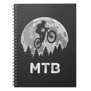 MTB vintage mountainbike-cykling Anteckningsbok