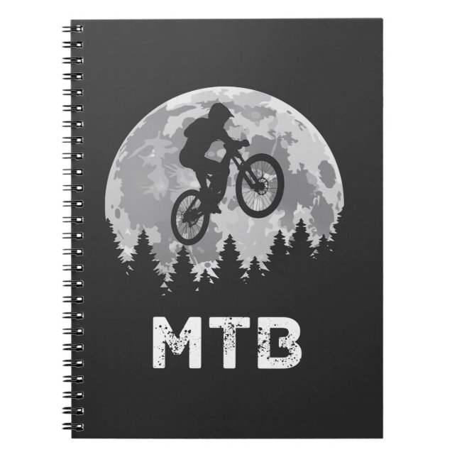 MTB vintage mountainbike-cykling  Anteckningsbok (Framsidan)