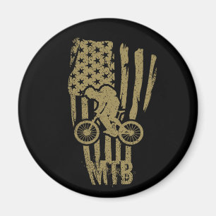 Mtb-vintagen för bergspinnande i USA:s amerikanska Magnet