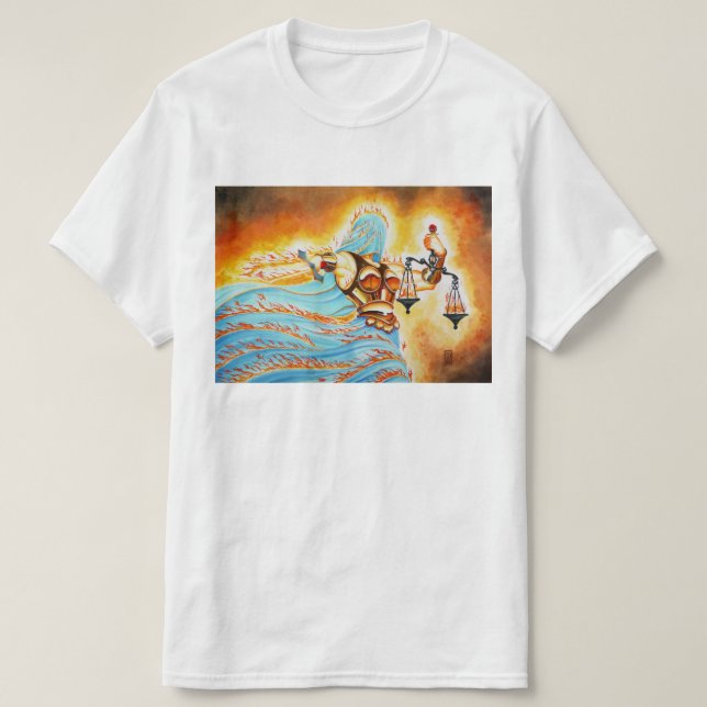 MtG brännhet rättvisarekreation Tee Shirt (Design framsida)