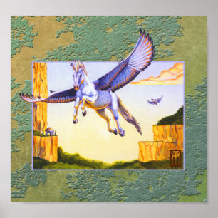 MtG Mesa Pegasus print Poster