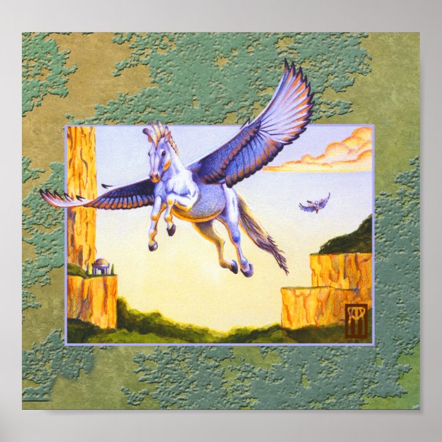 MtG Mesa Pegasus print Poster (Framsidan)