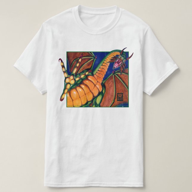 MtG Shivan Dragon Tee Shirt (Design framsida)