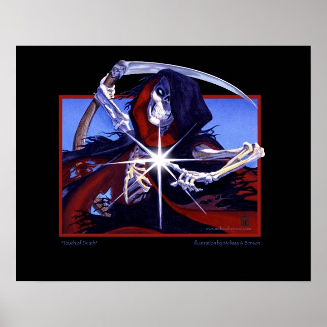 MtG Touch of Death tryck (Framsidan)
