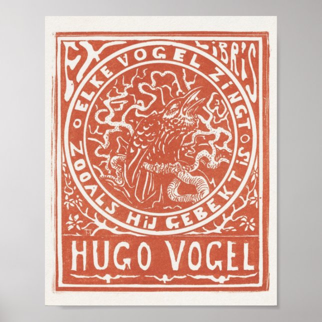 Mtheo van hoytema - kalender - hägrars konst - ack poster (Framsidan)