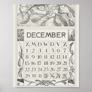 Mtheo van hoytema - kalender - hägrars konst - ack poster