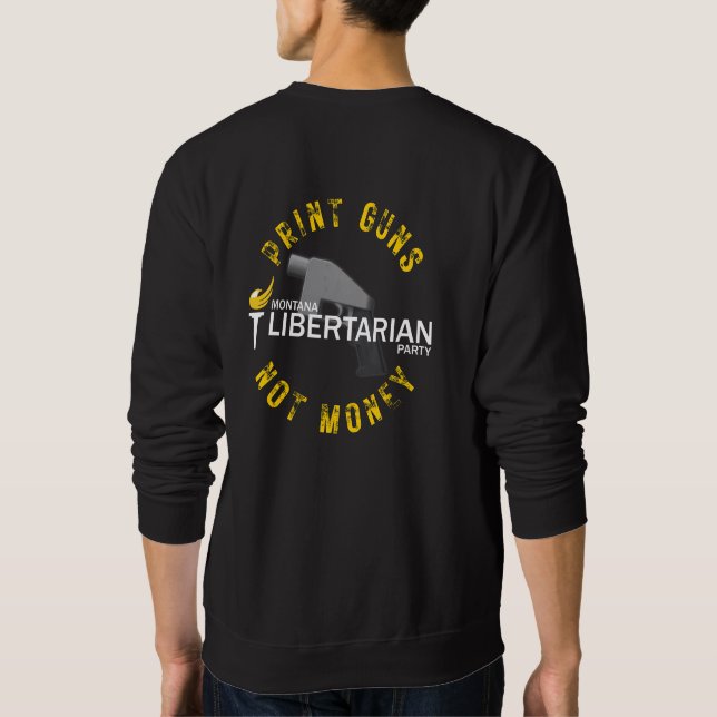 MTLP-utskriftsvapen, inte ekonomisk Långärmad Lång Ärmad Tröja (Baksida)