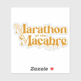 MTM24-Logotyp - Orange på vit Klistermärken