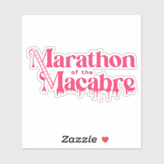 MTM24-märke - Rosa på vitt Klistermärken