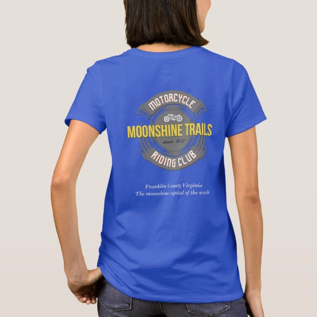 MTMRC Kvinnor T- Shirt, blå T Shirt (Baksida)