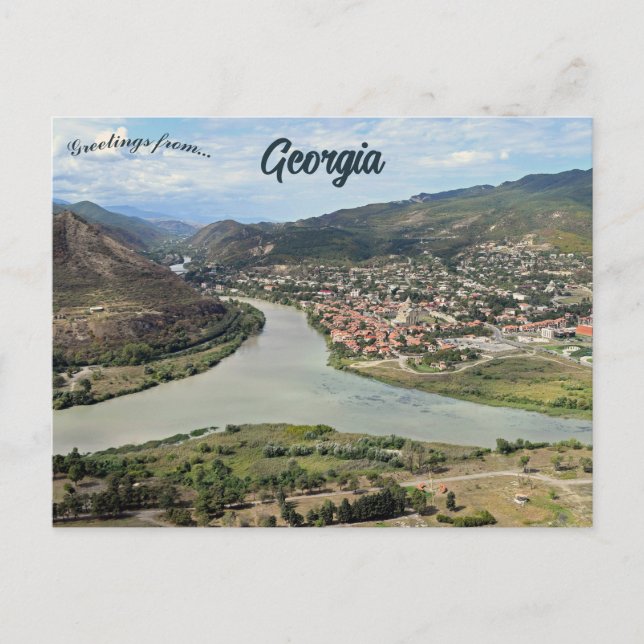 Mtskheta Georgien Vykort (Framsida)