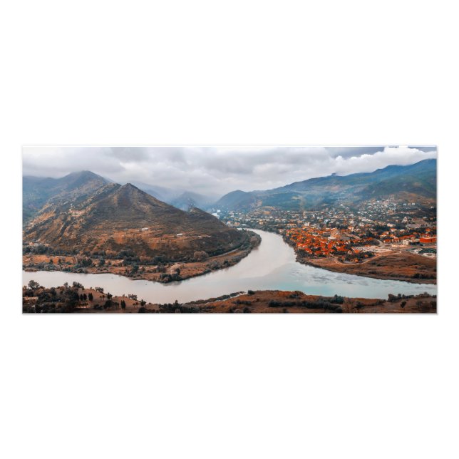 Mtskheta Jvari Georgia Fototryck (Framsidan)