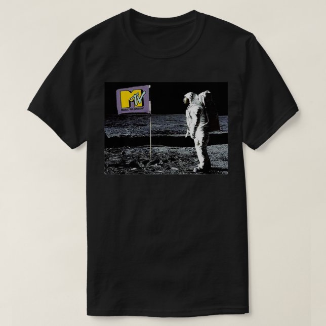 MTV Astronaut Måne T Shirt (Design framsida)