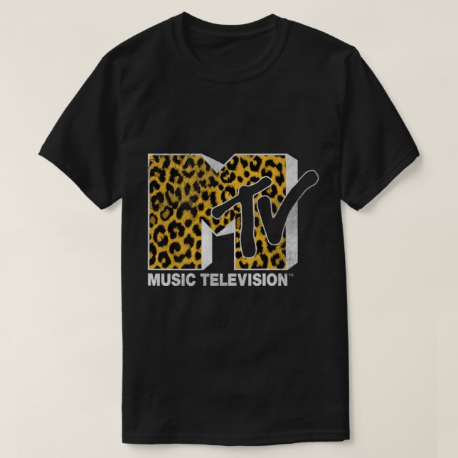 Mtv Cheetah Print.png T Shirt (Design framsida)